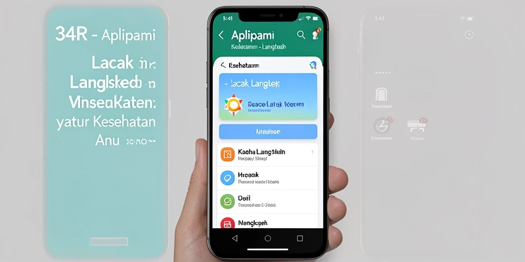 Tampilan antarmuka aplikasi Lacak Langkah 34R yang menarik dan informatif.
