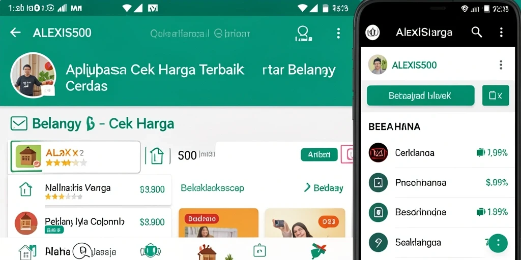 Tampilan antarmuka ALEXIS500 yang modern dan praktis.