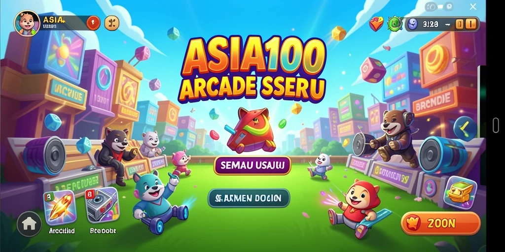 Tampilan antarmuka permainan <strong>ASIA100</strong> yang menarik dan interaktif.