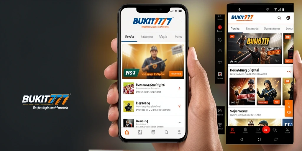 Tampilan antarmuka BUKIT777 yang menarik dan modern.