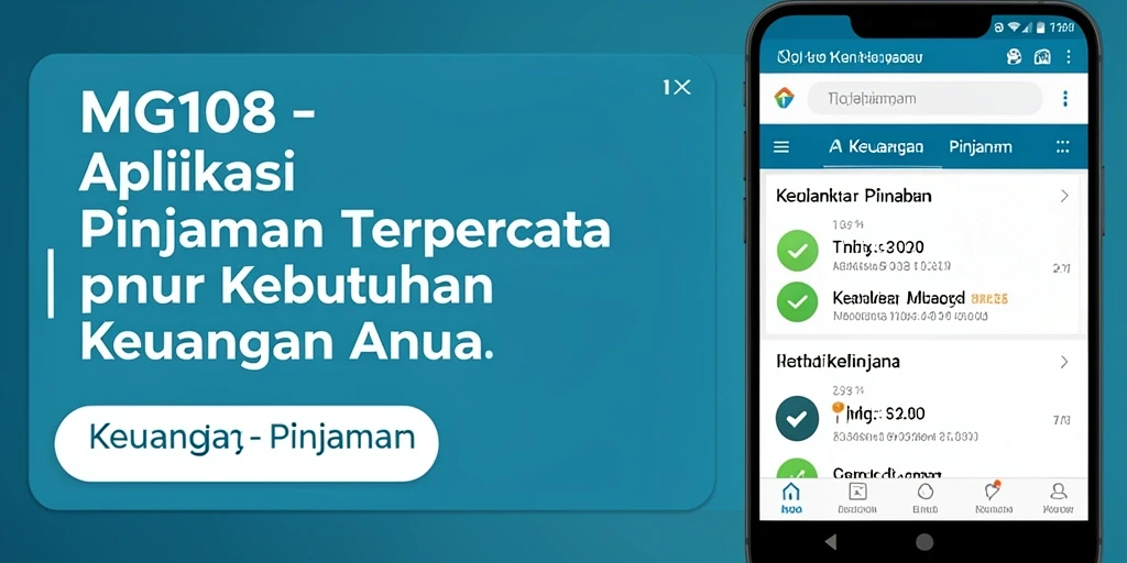Tampilan antarmuka pengguna aplikasi MG108 yang modern dan fungsional.