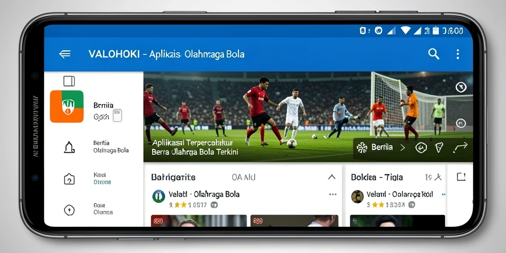Tampilan antarmuka VALOHOKI yang modern dan informatif.